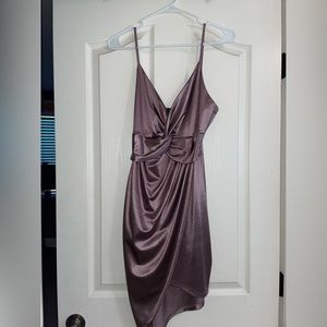 A Silk Purple Dress